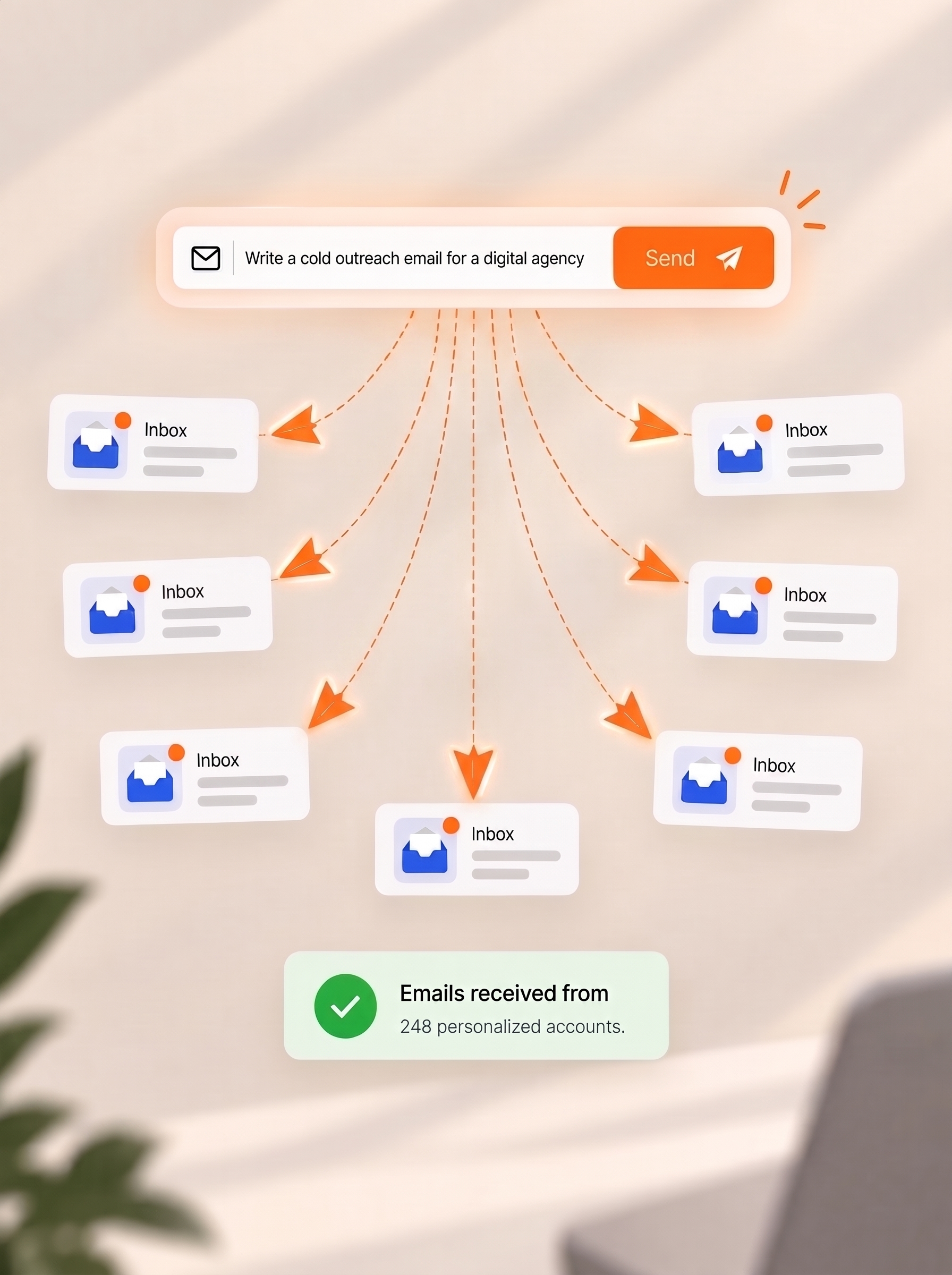 Email sequence with audience validation and sender health